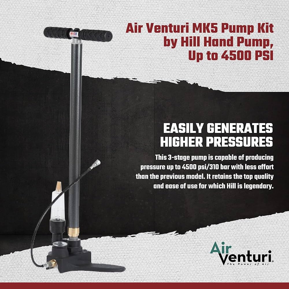 10%超値下 新品-HILL PUMP MK5 PRO 空気銃 ハンドエアポンプ The Hill Pump MK5 Pro PCP Air Gun Pump with Patented Dry-Air